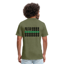 Load image into Gallery viewer, K9s Lead the Way - Military - Fitted Cotton/Poly T-Shirt by Next Level - heather military green