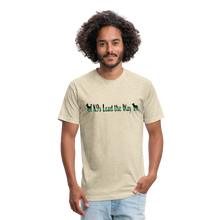 Load image into Gallery viewer, K9s Lead the Way - Military - Fitted Cotton/Poly T-Shirt by Next Level - heather cream