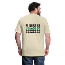 Load image into Gallery viewer, K9s Lead the Way - Military - Fitted Cotton/Poly T-Shirt by Next Level - heather cream