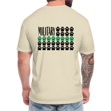 Load image into Gallery viewer, K9s Lead the Way - Military - Fitted Cotton/Poly T-Shirt by Next Level - heather cream