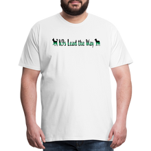 Load image into Gallery viewer, K9s Lead the Way - Military - Men's Premium T-Shirt - white
