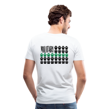 Load image into Gallery viewer, K9s Lead the Way - Military - Men's Premium T-Shirt - white