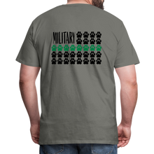 Load image into Gallery viewer, K9s Lead the Way - Military - Men's Premium T-Shirt - asphalt gray