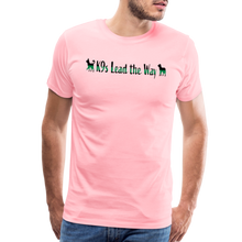 Load image into Gallery viewer, K9s Lead the Way - Military - Men's Premium T-Shirt - pink