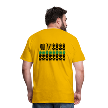 Load image into Gallery viewer, K9s Lead the Way - Military - Men's Premium T-Shirt - sun yellow