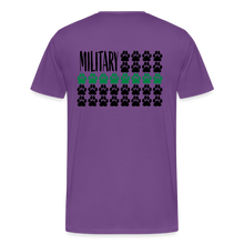 Load image into Gallery viewer, K9s Lead the Way - Military - Men's Premium T-Shirt - purple