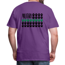 Load image into Gallery viewer, K9s Lead the Way - Military - Men's Premium T-Shirt - purple