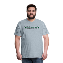 Load image into Gallery viewer, K9s Lead the Way - Military - Men's Premium T-Shirt - heather ice blue