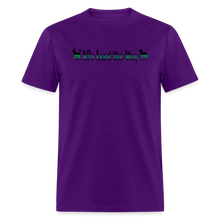 Load image into Gallery viewer, K9s Lead the Way - Military - Unisex Classic T-Shirt - purple
