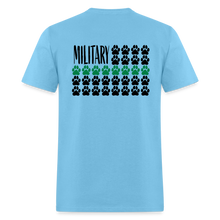 Load image into Gallery viewer, K9s Lead the Way - Military - Unisex Classic T-Shirt - aquatic blue