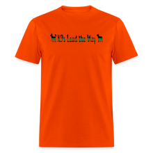 Load image into Gallery viewer, K9s Lead the Way - Military - Unisex Classic T-Shirt - orange