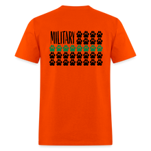 Load image into Gallery viewer, K9s Lead the Way - Military - Unisex Classic T-Shirt - orange