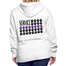 Load image into Gallery viewer, K9s Lead the Way - Service - Women’s Premium Hoodie - white