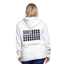 Load image into Gallery viewer, K9s Lead the Way - Service - Women’s Premium Hoodie - white