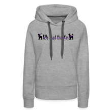 Load image into Gallery viewer, K9s Lead the Way - Service - Women’s Premium Hoodie - heather grey