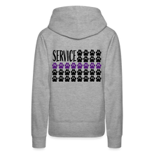 Load image into Gallery viewer, K9s Lead the Way - Service - Women’s Premium Hoodie - heather grey