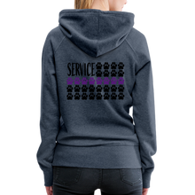 Load image into Gallery viewer, K9s Lead the Way - Service - Women’s Premium Hoodie - heather denim