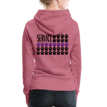 Load image into Gallery viewer, K9s Lead the Way - Service - Women’s Premium Hoodie - mauve
