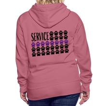 Load image into Gallery viewer, K9s Lead the Way - Service - Women’s Premium Hoodie - mauve