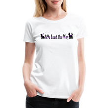 Load image into Gallery viewer, K9s Lead the Way - Service - Women’s Premium T-Shirt - white