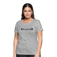 Load image into Gallery viewer, K9s Lead the Way - Service - Women’s Premium T-Shirt - heather gray