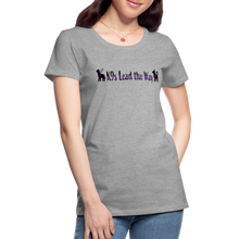 Load image into Gallery viewer, K9s Lead the Way - Service - Women’s Premium T-Shirt - heather gray