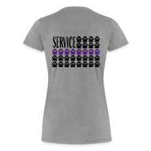 Load image into Gallery viewer, K9s Lead the Way - Service - Women’s Premium T-Shirt - heather gray