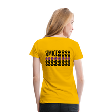 Load image into Gallery viewer, K9s Lead the Way - Service - Women’s Premium T-Shirt - sun yellow