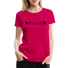 Load image into Gallery viewer, K9s Lead the Way - Service - Women’s Premium T-Shirt - dark pink