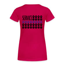 Load image into Gallery viewer, K9s Lead the Way - Service - Women’s Premium T-Shirt - dark pink