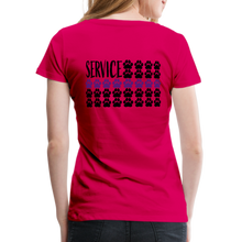 Load image into Gallery viewer, K9s Lead the Way - Service - Women’s Premium T-Shirt - dark pink