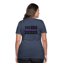 Load image into Gallery viewer, K9s Lead the Way - Service - Women’s Premium T-Shirt - heather blue