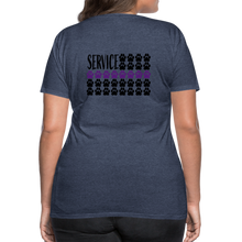Load image into Gallery viewer, K9s Lead the Way - Service - Women’s Premium T-Shirt - heather blue