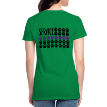 Load image into Gallery viewer, K9s Lead the Way - Service - Women’s Premium T-Shirt - kelly green