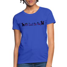 Load image into Gallery viewer, K9s Lead the Way - Service - Women's T-Shirt - royal blue
