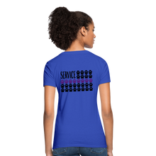 Load image into Gallery viewer, K9s Lead the Way - Service - Women's T-Shirt - royal blue