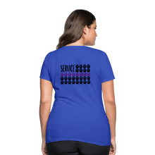 Load image into Gallery viewer, K9s Lead the Way - Service - Women's T-Shirt - royal blue