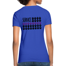 Load image into Gallery viewer, K9s Lead the Way - Service - Women's T-Shirt - royal blue
