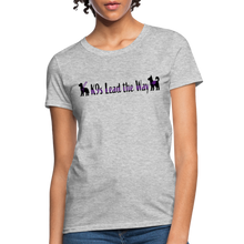 Load image into Gallery viewer, K9s Lead the Way - Service - Women's T-Shirt - heather gray