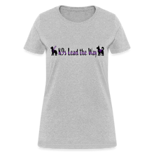 Load image into Gallery viewer, K9s Lead the Way - Service - Women's T-Shirt - heather gray
