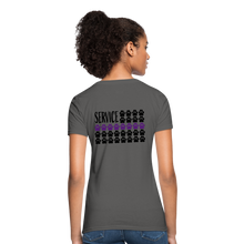 Load image into Gallery viewer, K9s Lead the Way - Service - Women's T-Shirt - charcoal
