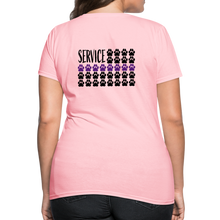 Load image into Gallery viewer, K9s Lead the Way - Service - Women's T-Shirt - pink