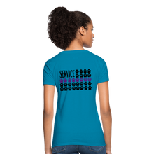 Load image into Gallery viewer, K9s Lead the Way - Service - Women's T-Shirt - turquoise