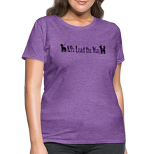 Load image into Gallery viewer, K9s Lead the Way - Service - Women's T-Shirt - purple heather