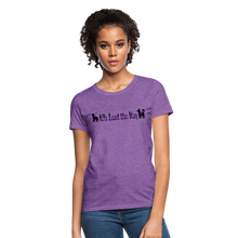 Load image into Gallery viewer, K9s Lead the Way - Service - Women's T-Shirt - purple heather