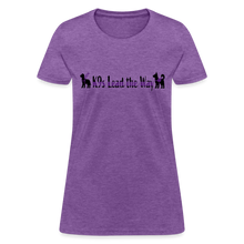 Load image into Gallery viewer, K9s Lead the Way - Service - Women's T-Shirt - purple heather