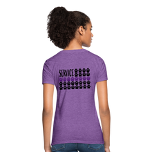 Load image into Gallery viewer, K9s Lead the Way - Service - Women's T-Shirt - purple heather