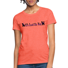 Load image into Gallery viewer, K9s Lead the Way - Service - Women's T-Shirt - heather coral