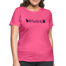 Load image into Gallery viewer, K9s Lead the Way - Service - Women's T-Shirt - heather pink