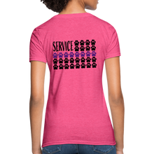 Load image into Gallery viewer, K9s Lead the Way - Service - Women's T-Shirt - heather pink